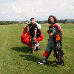 Gruppenevent Tandemsprung Klatovy 28 Fallschirmspringen