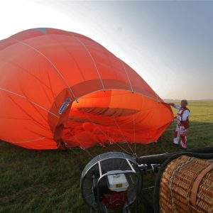 Tandemsprung aus einem Heißluftballon in Fromberg 2