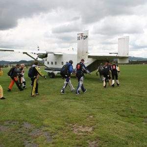 Gruppenevent Fallschirmspringen Klatovy Tandemsprung 5