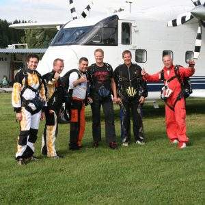 Gruppenevent Fallschirmspringen Klatovy Tandemsprung 7