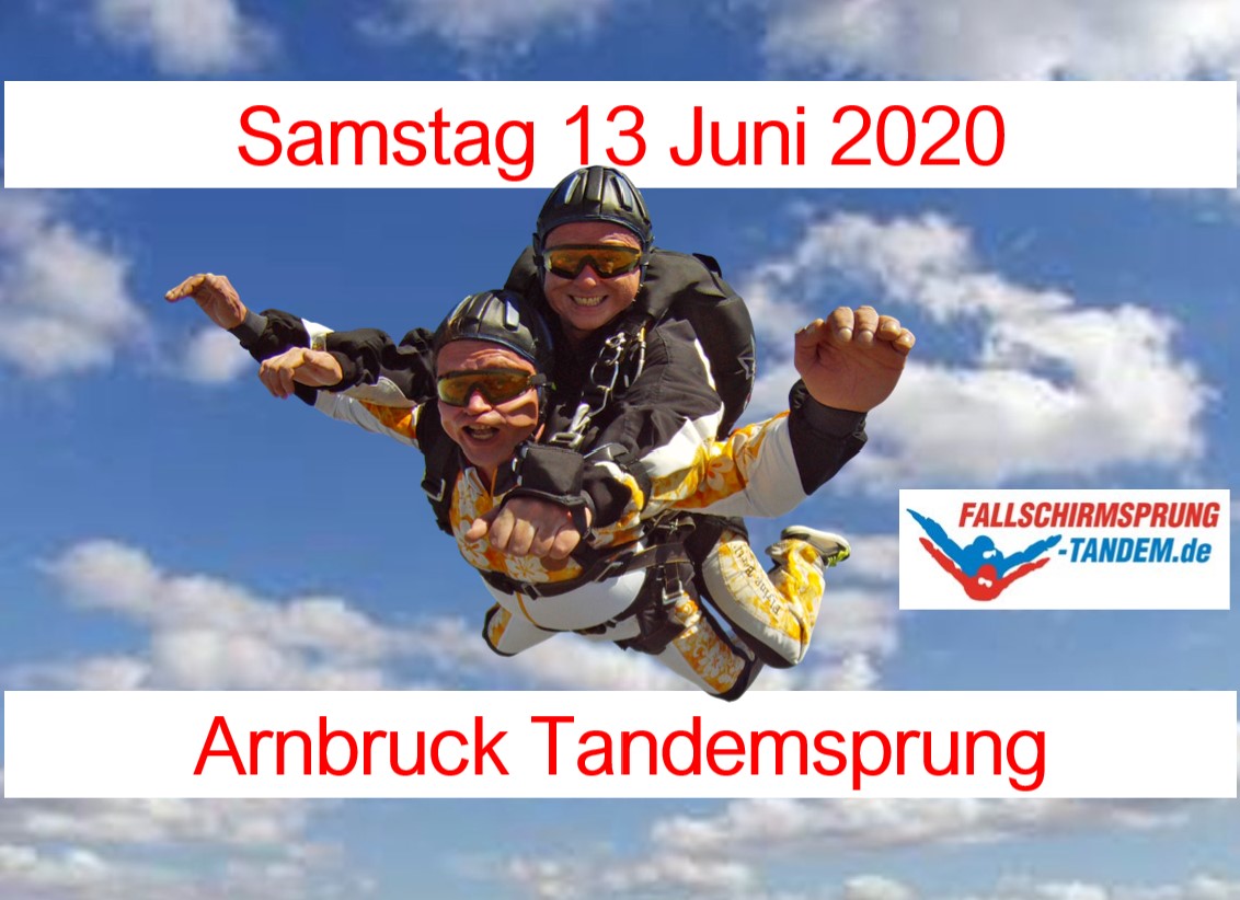 Fallschirmsprung Wochenende in Arnbruck 2020